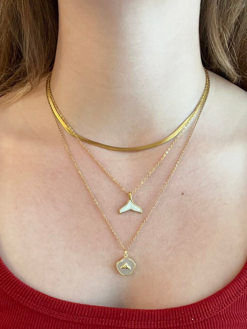 סט שרשראות אלמוג